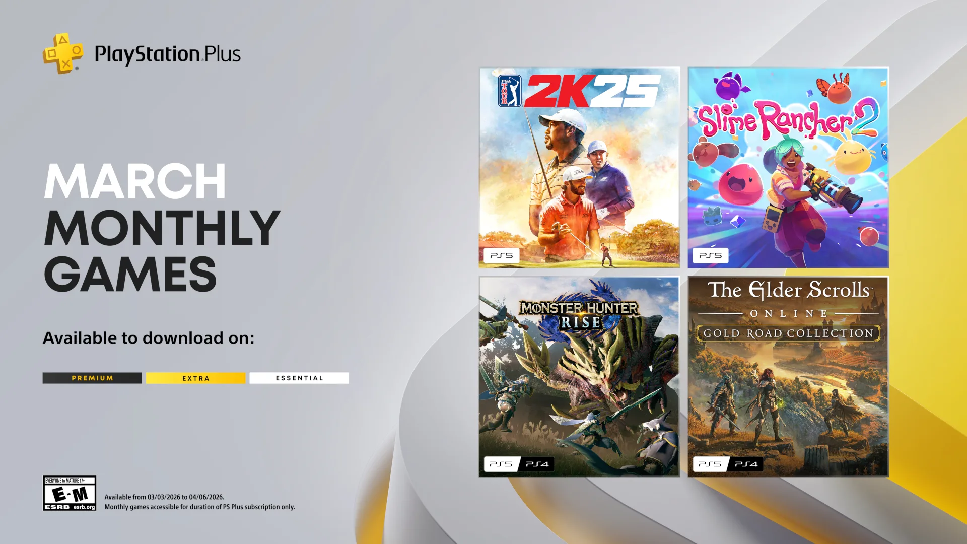 Игры месяца PlayStation Plus: Март 2026