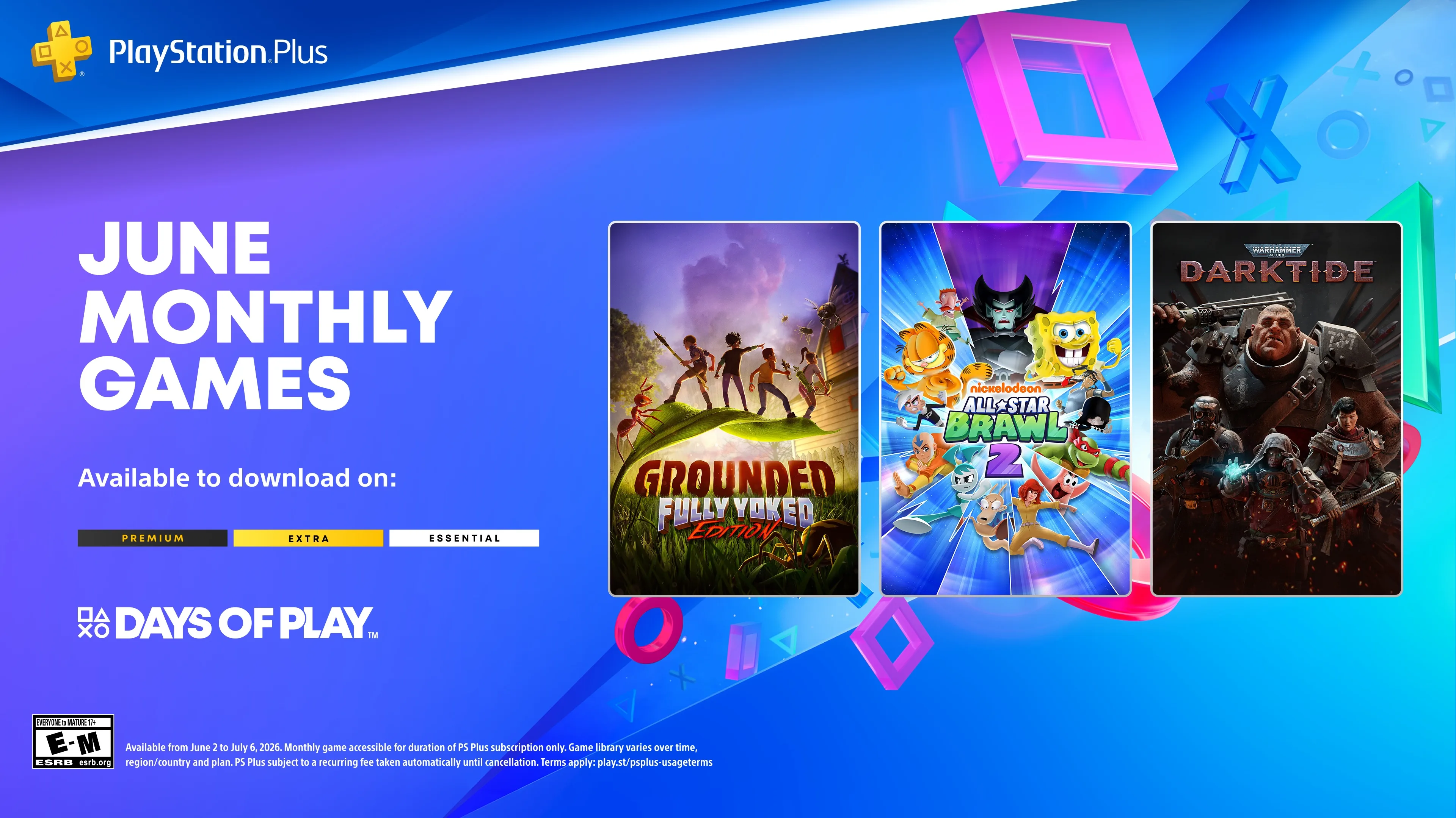 Игры месяца PlayStation Plus: Июнь 2026