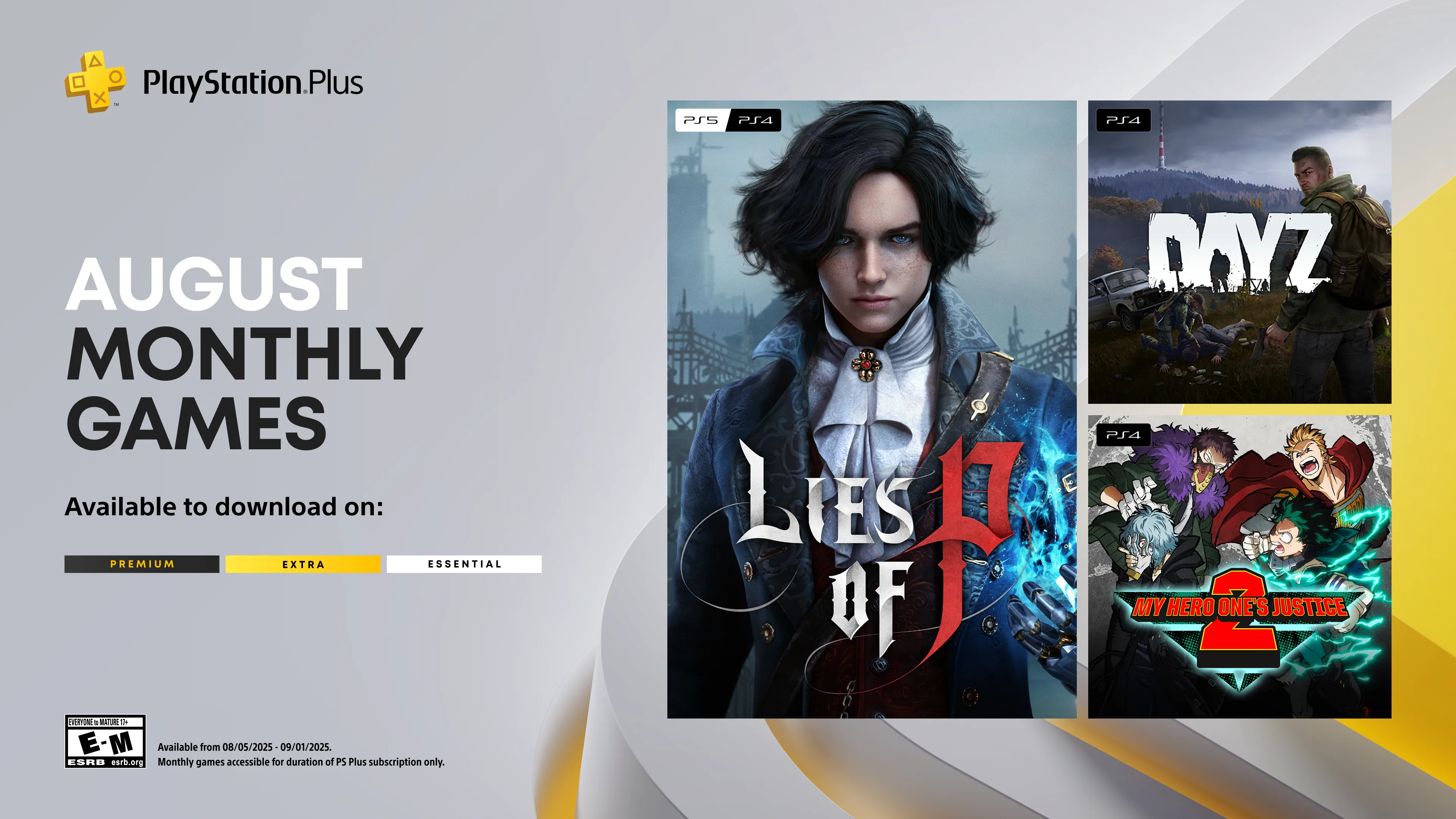 Игры месяца PlayStation Plus: Август 2025